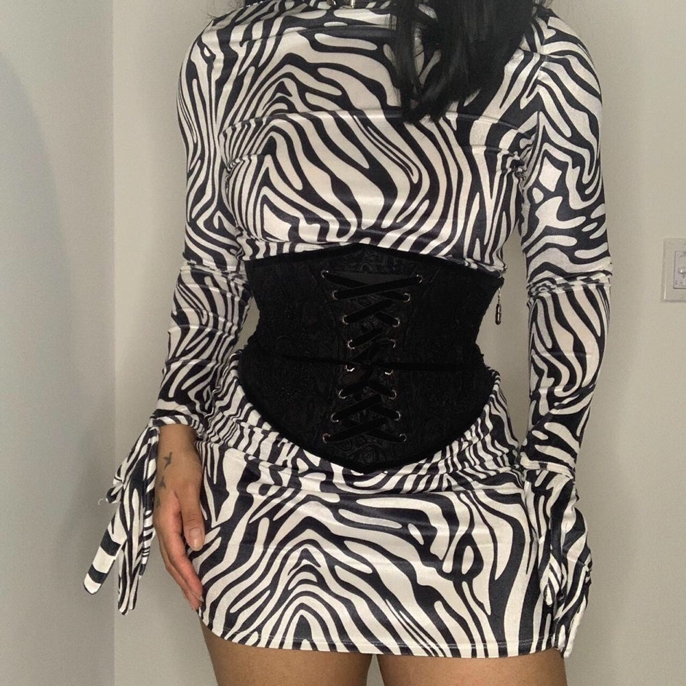 Dolls Kill Mini Velvet Dress